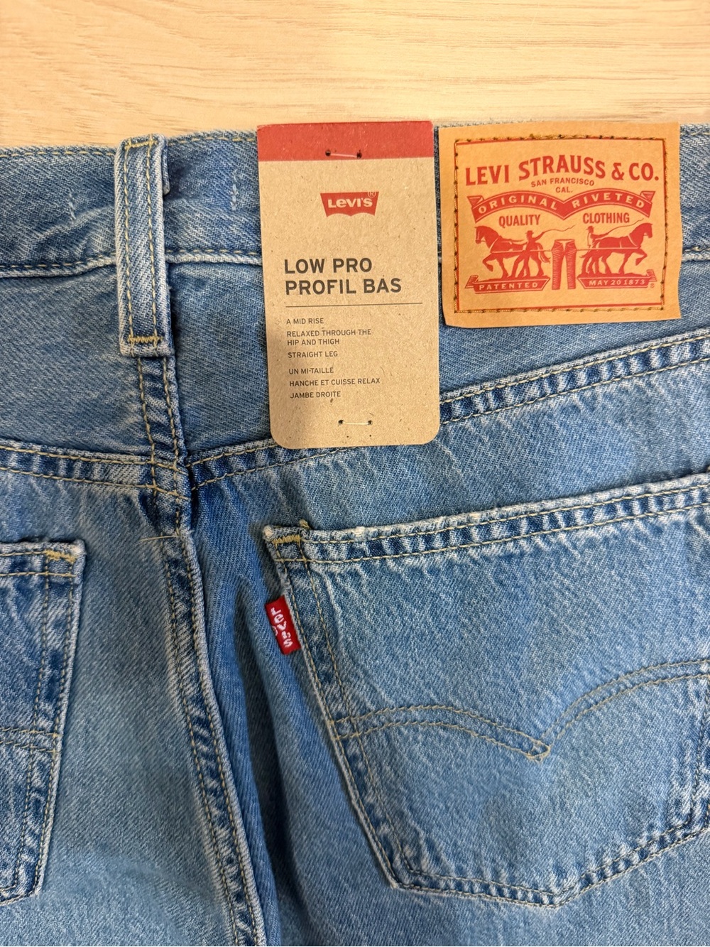 NWT - Levi's Light Blue Straight Leg Women’s Jeans